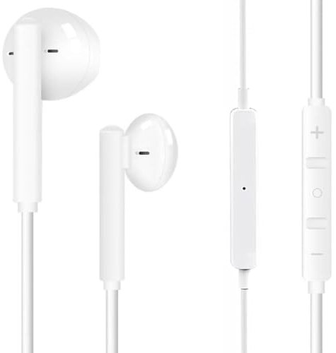 Junwolf In-Ear Kopfhörer für iPhone, Kopfhörer HiFi Audio Stereo, mit Mikrofon und Lautstärkeregler, kompatibel mit iPhone 14/14 Pro/14 Pro Max/13/12 Mini/SE/11/X/XS Max/XR/8/7 Plus