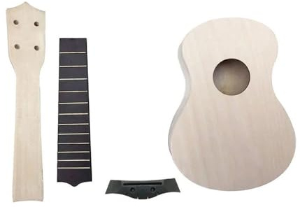 Ukulele Musikinstrumente DIY Ukulelen Bausatz Aus Unbehandeltem Lindenholz Leichtes Material Lackierbarkeit Musikinstrument