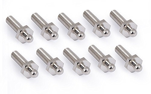 10 x Tenax Gewindeschraube M5 x 16 mm Messing vernickelt