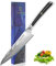 Sunnecko Cuchillos Universales 5 pulgadas Cuchillo Japones Cuchillos de Cocina Profesionales Cuchillo Multiuso para Carne Pescado y Verduras Damasco Cuchillo de Cocinero de Fruta