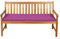 Gutekissen® Sitzkissen für Bank, Gartenschaukeln, Sitz, glatt. FK5 (140x50x5, Rosa)
