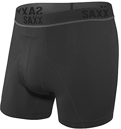 SAXX Underwear Co. Underwear – Kinetic HD Boxer Briefs With Built-In Ballpark Pouch Support – Semi-Compression Men's Underwear