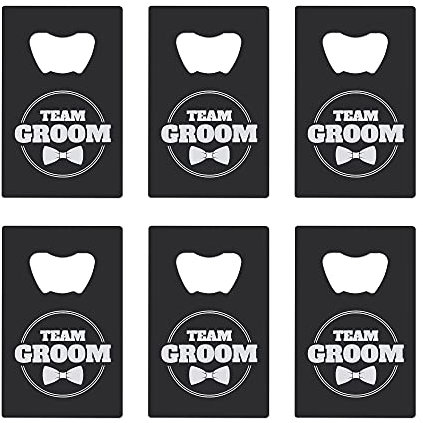 Groomsmen Bottle Openers (6 pack) Groomsman Gifts I Team Groom Gifts
