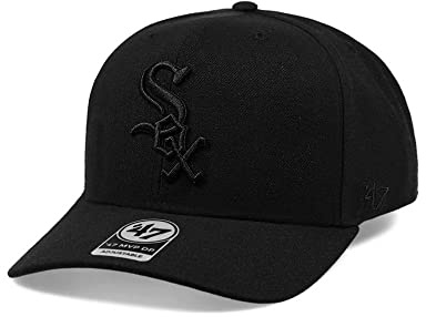 '47 47brand Chicago White Sox All Black Classic DP Snapback Cap