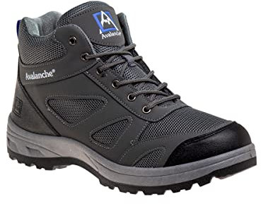 Avalanche Herren Outdoor Casual Wanderstiefel, grau/blau, 43 EU