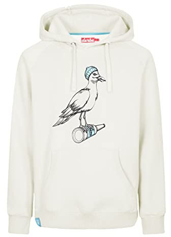 derbe Hoody Sturmmöwe Mono Men, M, Off White