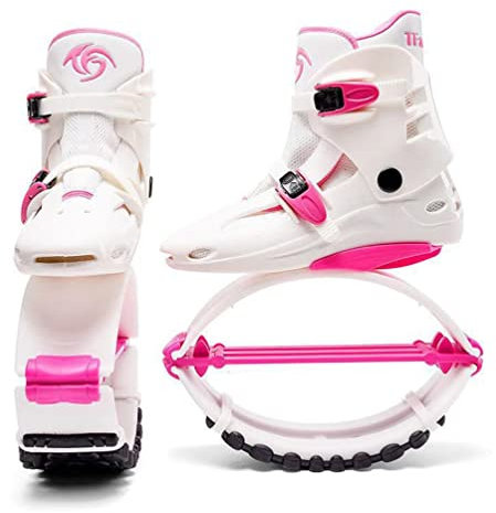 Springschuhe Kangoo Känguru-Springschuhe, Fitness-Bounce-Schuhe, Anti-Gravity-Stiefel for Erwachsene/Kinder Sportentwicklung (Color : White, Size : 39-41)