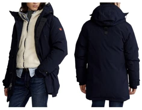 Polo Ralph Lauren Water-repellent Parka W. 650g Down-Jacket Jacke Coat Mantel Daunenjacke Navy (as3, alpha, l, regular, regular, Standard)
