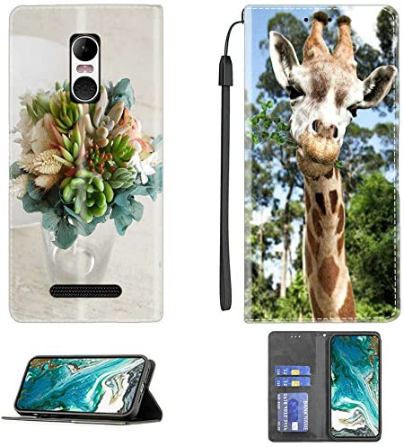 Cover per brondi Amico Smartphone XS Custodia Compatibile con brondi Amico Smartphone XS Custodia per Telefono Custodia a Portafoglio Magnetica in Pelle PU Kickstand CPT54