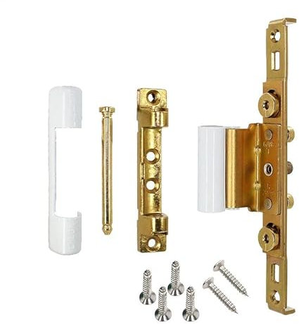 SKYDIN Cerniere Cerniera per Porta Finestra a Battente in plastica per Balcone Accessori per Cerniere angolari scorrevoli Interne ed Esterne Hardware (Color : 17MM-04)