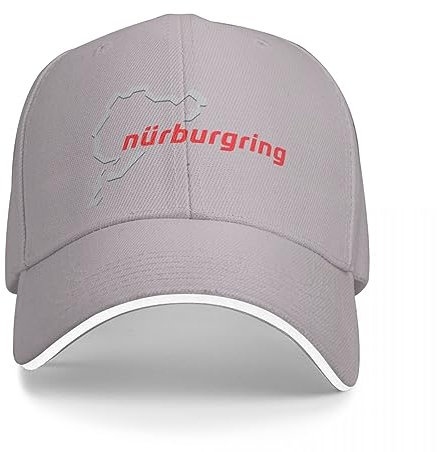BEABAG Basecap Rennstrecke Deutschland Nürburgring Mütze Baseballmütze Herrenhut Mütze für Herren Damen