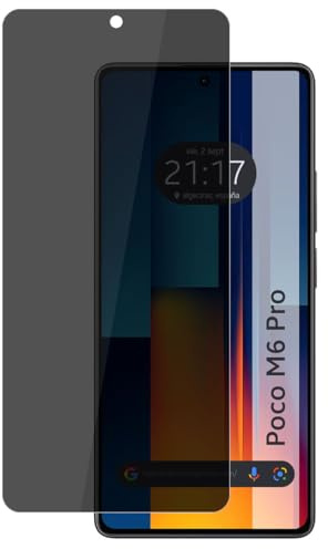 Tumundosmartphone Protector Pantalla Hidrogel Privacidad Antiespías para Xiaomi Poco M6 Pro 4G