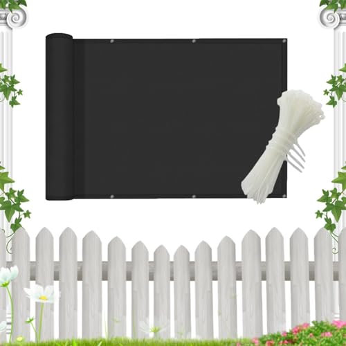 Toile d'ombrage pour clôture | Brise-vue pour porche | Panneau de clôture de balcon, porche, terrasse, clôture en maille filet en tissu en maille pour créer un espace extérieur plus relaxant et