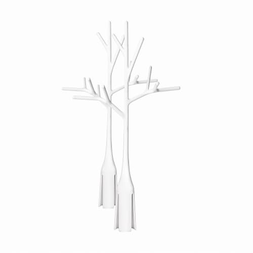 Boon Tomy Twig Drying Rack Accessory, Stylish Nursery Product to Hold Bottle and Supply Cup Parts, Compatible with All Grass, BPA White (Packung mit 2)