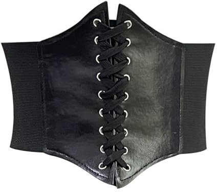 VYIBPDY Cinturón De Halloween, Cinturón De Cintura con Corsé Waspie Elástico De Banda Ancha Elástica para Mujeres Y Niñas, 1 Pieza