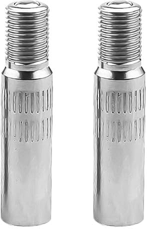 USHXVG 2 Pcs Car Valve Adapter, Valve Extension Car Valve, Valve Extension, Bicycle Valve Adapter, Valve Extension Adapter (Copper Color)