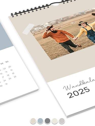 Bastelkalender 2025 [Zum Selbstgestalten] Fotokalender 2025 Selbst Gestalten, Kalender Zum Selbstgestalten 2025, DIY-Kalender A4 für Deine kreativen Foto-Momente (Pastell Farben)