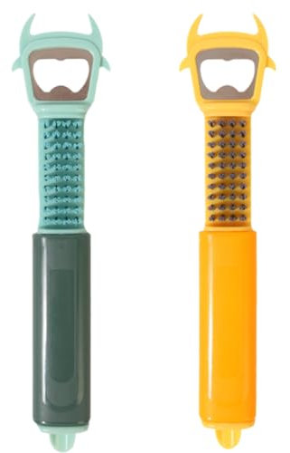 IKOPFLN 2 Piezas 7 en 1 Duradero y Afilado Pelador de Verduras de Acero Inoxidable con Dado Chapado en Titanio Apto para Lavavajillas Accesorios para Picnic