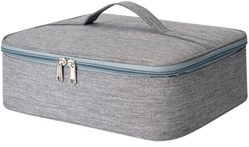 Muzrunq Insulated Casserole Carriers Insulated Food Carrier with Aluminum Film Lining Handle Food Warmer Bag for Hot or Cold Food Work Potluck Parties Picnic Cookout