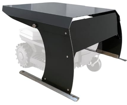 Robot Protect S Rasenroboter GARAGE für Rasenmäher 60 x 45 x 34 cm | Wetterfest + UV-Schutz | Edelstahlfüße | Montagematerial im Lieferumfang enthalten