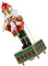 Ciieeo Caja De Música Cascanueces Ornamento Decoraciones Figuras De Cascanueces Suministros De Navidad Decoración para Navidad Cascanueces Navidad Adornos De Cascanueces Haya Rojo