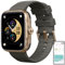 Newgen Medicals GPS Uhr: Premium-GPS-Fitness-&-Fashion-Smartwatch, 1,78 AMOLED-Display, IP68 (Smart Watches, Smartwatch Herren Android, Freisprecheinrichtung)