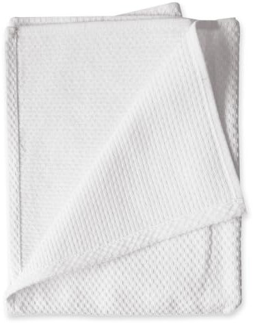 50 Stück Hygoclean Gerstenkorntücher | Baumwolle, Gerstenkornbindung, weiß, L: 90cm, B: 50cm, Gerstenkorntücher, Gerstenkornbindung, Baumwolletücher
