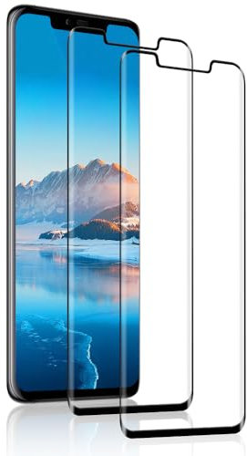 IQShield Protector de Pantalla para Huawei Mate 20 Pro Cristal Templado, 3D Cobertura Completa, Dureza 9H, Sin Burbujas, Sensible al Tacto, Mate 20 Pro Vidrio Templado, 2 Piezas