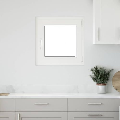 Brokky 4108339 Finestra per Seminterrato RISOR 50x50cm Anta Ribalta DIN Destra Finestra seminterrata Piccola