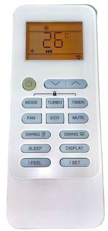 Télécommande à large compatibilité avec design ergonomique, texture ABS et technologie intelligente de climatisation à distance