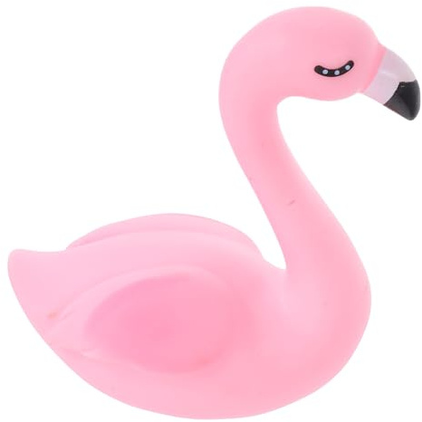 KAILIKETIY Décoration Décoration de Fête Solide et Élégante en Vinyle Gâteau Flamant Rose pour Anniversaire et Fête, Accessoire pour Garçon et Fille