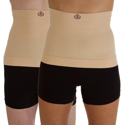 Comfizz 10 Waistband with Silicone Grip | Unisex Belt for Stoma | Bag Cover | Hernia & Kidney Aid | Post-Surgery (L/XL,Neutral)