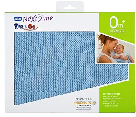 Chicco 09010990210990 STRICKDECKE, OCEAN, blau