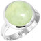 Jeweloporium 925 Sterling Silber Ringe für Frauen Grün Echt Prehnit Edelstein Mode Silber Ringe Größe 57(18.1) Muttertag Geschenk Boho Schmuck