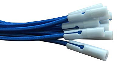 International Pool Protection Tensores para Lona de Piscina Regulables Kit 50 Ud Azules