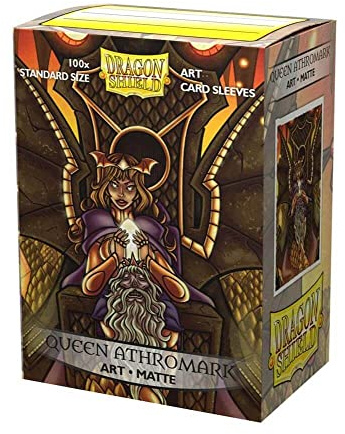 Dragon Shield | Limited Edition Art Sleeves | Royals - Queen Athromark | 100 CT - Smooth & Tough Premium TCG Sleeves | Compatible with Pokemon, Flesh & Blood, One Piece & Magic the Gathering