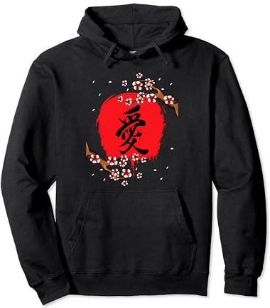 Kanji japonais Fleur de cerisier Tokio Japon Nature Jpop Sweat à Capuche