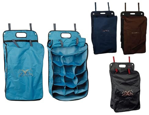 NETPROSHOP Stall Organizer und Putztasche Schafft Ordnung an der Boxentür und Entlastet den Spind, Farbe:Türkis