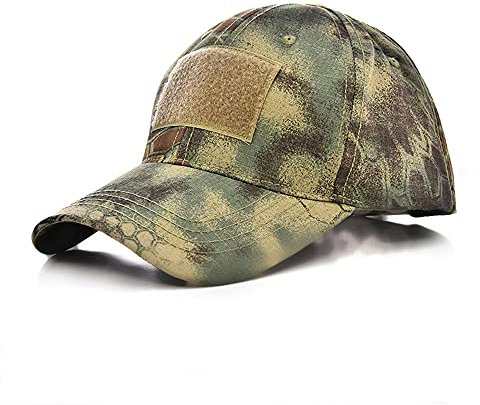 ESTEVANJ MUR Baseballkappe, klassischer Sport-/Freizeit-Sonnenhut, Armee-Fan, taktischer Klettverschluss, Camouflage Hat (DE/NL/SE/PL, Numerisch, 46, 2)