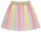 Mädchen Rock Tutu Regenbogen Multicolor Ballett Tanzen Party Gr. 116-122