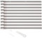 CelinaSun Brise-Vue Balcon 0,9 x 5 m Gris Clair Blanc HDPE Panneau de clôture avec Serre-câbles Respirant Bordure de Balcon