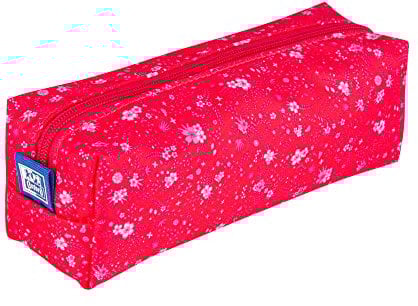 Oxford Floral Federmäppchen/Kulturbeutel/Travelcosmetic,große Kapazität, Rosa