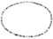 XEN Dendrit Opal - Collier 4-4,5 mm facettiert 48 cm 925 Silber 48