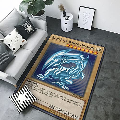 Anime-Cartoon-Teppich, 3D-Druck, großer Teppich für Jungen, Mädchen, Kinderzimmer, rutschfeste Bodenmatte für Wohnzimmer, Heimdekoration, Teppich, 152,4 x 101,6 cm