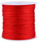 Ejoyous 100 M X 0,8 Mm, in Nylon, con Nodo Cinese, Cordino per Maglieria a Mano, Cordino in macramè, Filo di Shamballa, Colore Rosso, per la Creazione di Gioielli, Progetti