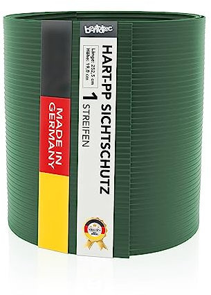 Bentatec Guck Nich® Sichtschutz-Streifen Hart-PP (1 Streifen | Moosgrün (RAL 6005))