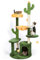 Ownpets Kratzbaum Katzenkratzbaum 132cm hoch,Hängematte und Kaktus-Kratzbaum,Großer Katzenkletterbaum mit Hängeball & Spielzeug für Spielhäuser