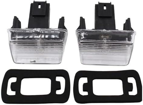 SHLPDFM 2 Stück LED Kennzeichenbeleuchtung für Peugeot 206 207 306 307 308 406 407 Citroen C3 C4 C5 6340A3