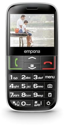 Emporia - ACTIVE LTE, 4G VoLTE Big Button mobile phone, ideal for the elderly, 2.3 colour screen, 2MP camera, Unlocked - Black
