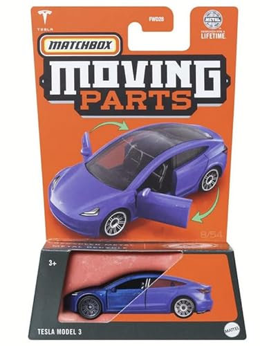 Matchbox Moving Parts Tesla Model 3 (Blau)